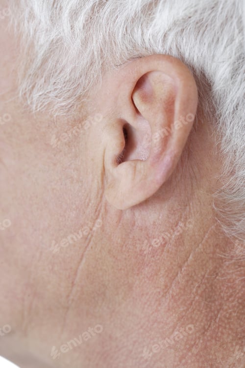 Preview: Close Up Of Senior Man'S Ear