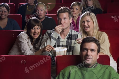 Preview: Man With Two Women In Movie Theater