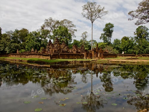 Preview: Temple, Banteay Srei, Angkor, Siem Reap, Angkor, Cambodia