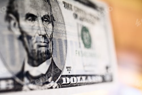 Preview: Close Up Of Us Five Dollar Bill