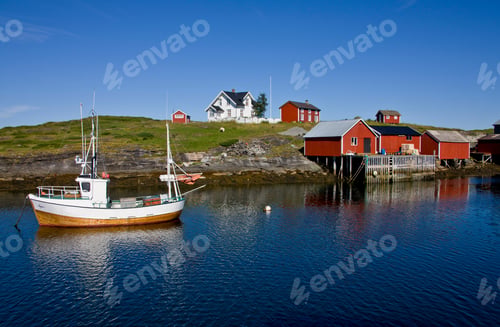 Preview: View To Nes, Vega Archipelago, Sor-Helgeland, Helegland, Nordland, Norway