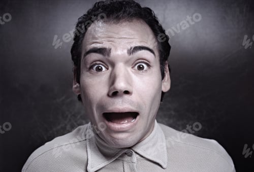 Preview: View Of Man Looking Scared