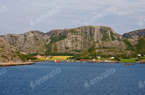 Preview: View Of Stokksund, Stoksund, Sor-Trondelag, Trondelag, Trondheim, Norway