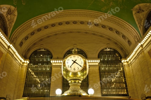 Preview: Clock In Grand Central Terminal, New York City, Usa