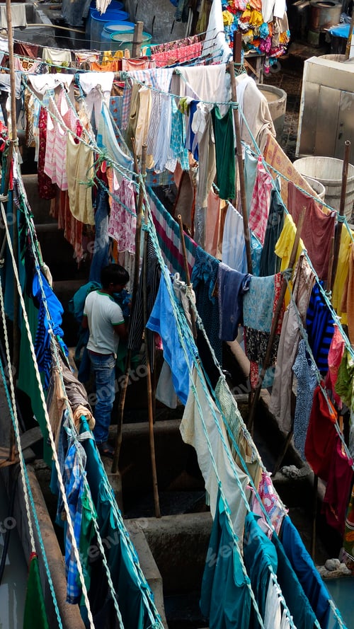 Preview: Launderer In Mumbai, Maharashtra, India, South Asia