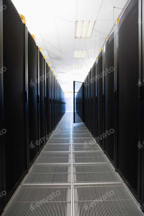 Preview: Interior Of Server Room In Cape Town, South Africa