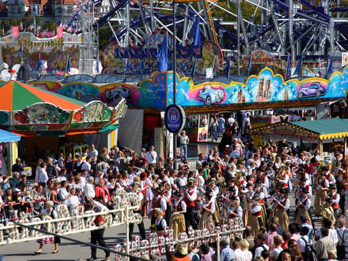 Preview: Parade At Octoberfest, Munich, Bavaria, Germany