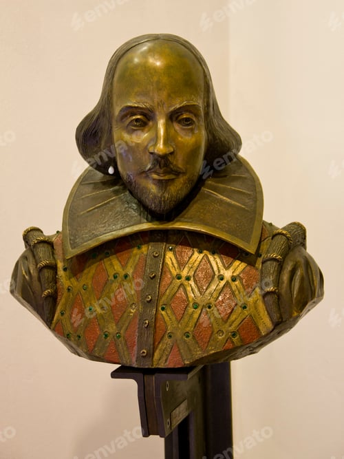 Preview: Bust Of William Shakespeare, Juliet'S House, Casa Di Giulietta, Verona, Veneto, Italy