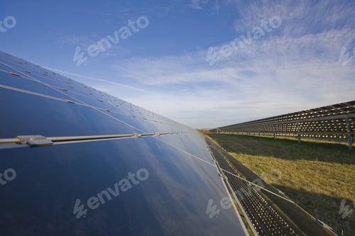 Preview: Solar Power Photovoltaic Panels, Repperndorf, Bavaria, Germany
