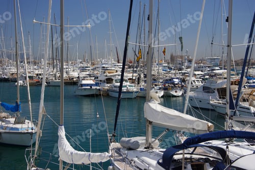 Preview: Yachts At The Marina Of Palma De Mallorca, Mallorca, Spain