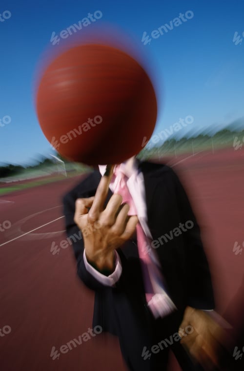 Preview: Executive Spinning Basketball On Finger