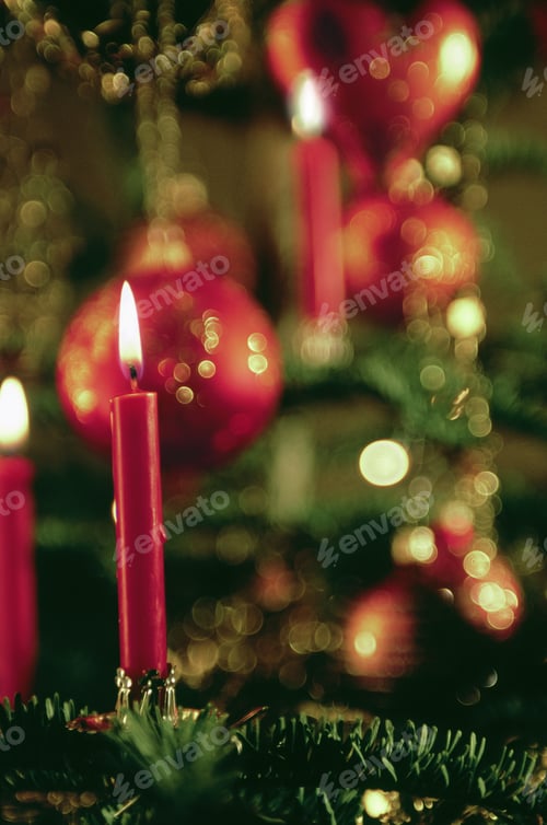 Preview: Detail View Of Christmas Decorations