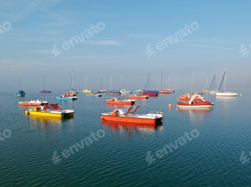 Preview: Paddle Boats At Worthsee, Bavaria, Germany