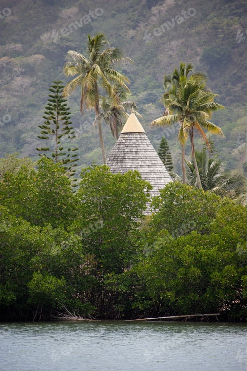 Preview: Cultural Center Goa Ma Bwarat Close To Hienghene, New Caledonia, Overseas Territory Of France