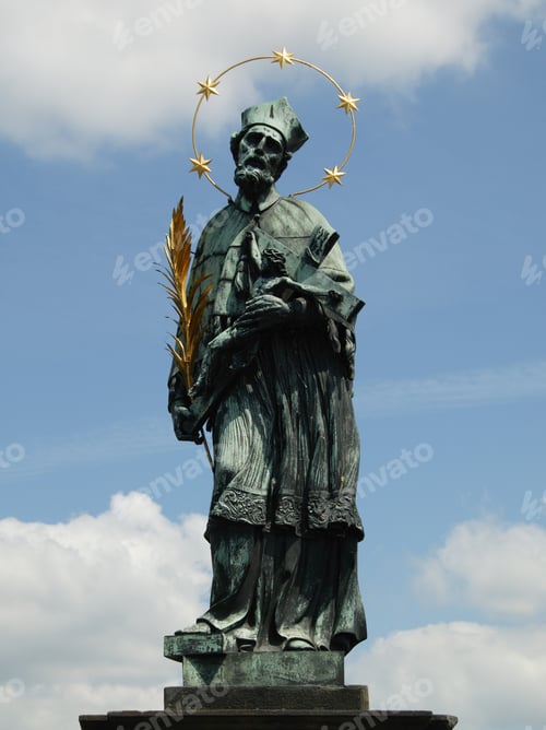 Preview: Statue Of St. Nepomuk In Prague