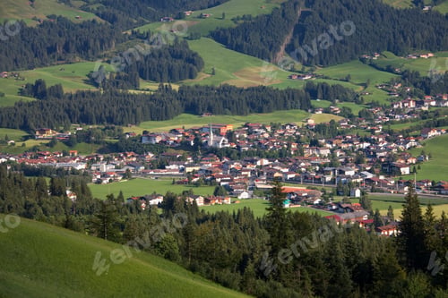 Preview: Scenic View Of Kirchberg In Tirol, Tyrol, Austria
