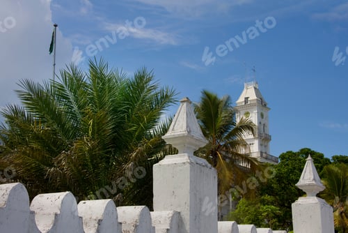 Preview: Tower Of The House Of Wonders Museum, Zanzibar City, Zanzibar, Tanzania, Africa