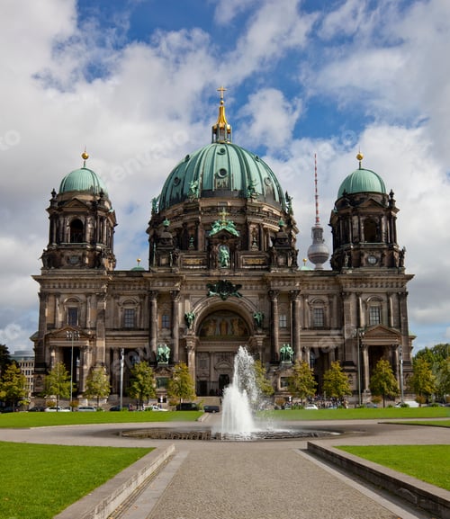 Preview: View From The West To The Berlin Cathedral, Berlin, Germany