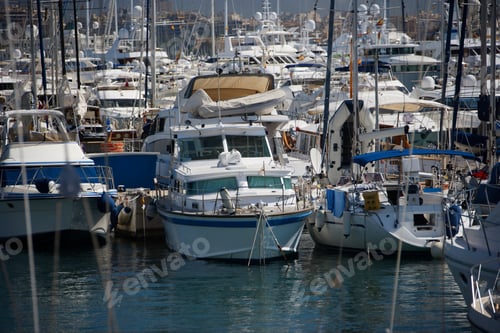 Preview: Yachts At The Marina Of Palma De Mallorca, Mallorca, Spain