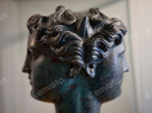 Preview: Bust Of Janus, Archaeological Museum At The Roman Theater, Verona, Veneto, Italy