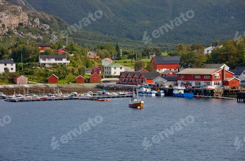 Preview: View Of Stokksund, Stoksund, Sor-Trondelag, Trondelag, Trondheim, Norway