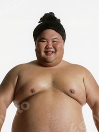 Vorschau: Porträt eines lächelnden Sumo-Wrestlers