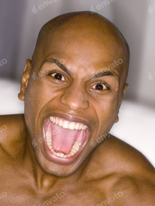 Preview: Close Up Of African Man Yelling