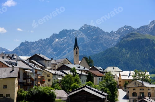 Preview: Guarda, Lower Engadin, Grisons, Switzerland