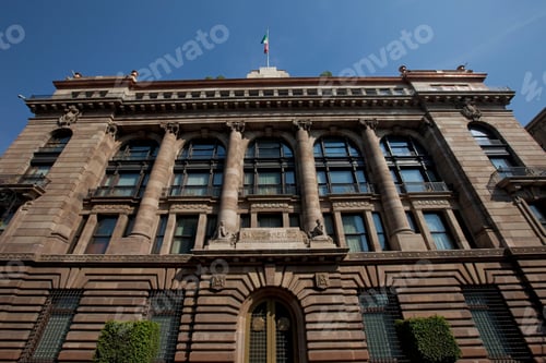 Preview: Exterior Of Bank Of Mexico, Mexico City, Mexico