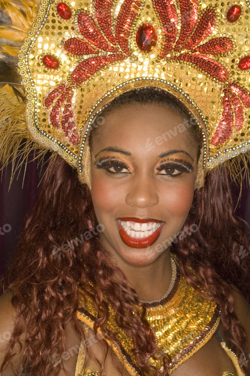 Preview: African Female Samba Dancer In Costume