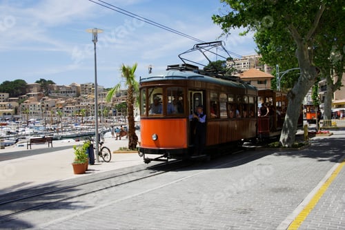 Preview: Streetcar In Puerto Soller, Mallorca, Spain