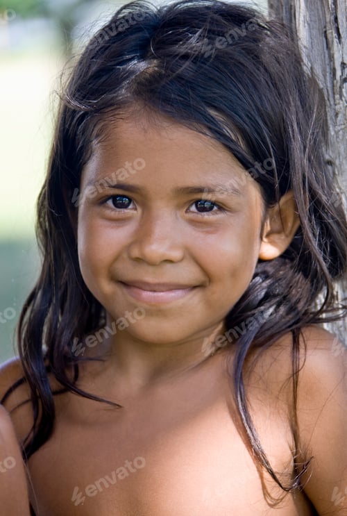 Preview: Boy In Cuxiu Muni, Amazon River, Brazil