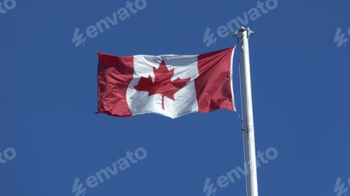 Preview: Canadian Flag, Victoria, Vancouver Island, British Columbia, Canada