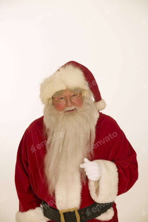 Preview: Studio Shot Of Santa Claus Smiling