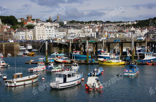 Preview: Fishing Harbour Of St. Peter Port, Guernsey, Channel Islands, Uk