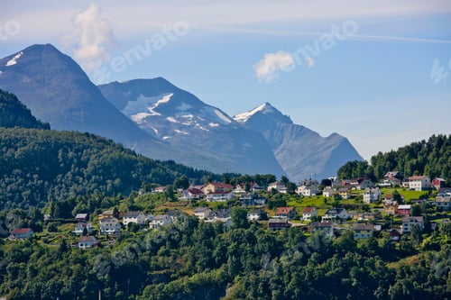 Preview: View To Stranda, Geirangerfjord, More Og Romsdal, Sunnmore Region, Norway