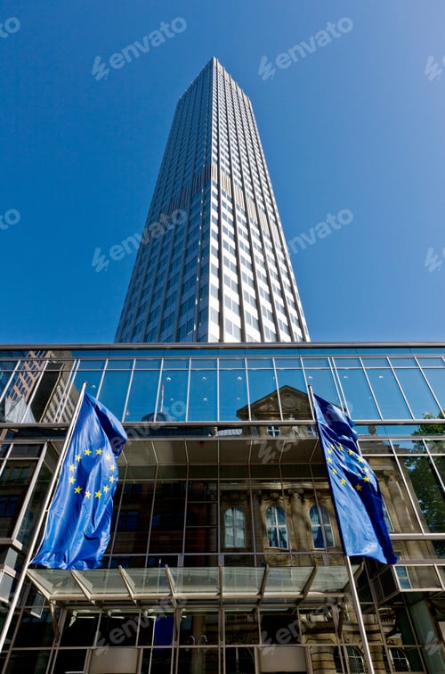 Preview: European Central Bank Headquarters, Frankfurt, Hesse, Germany