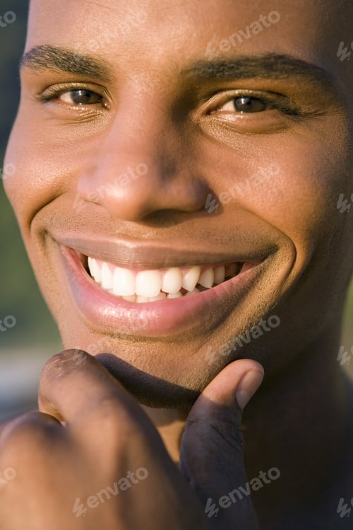 Preview: Close Up Of African Man Smiling