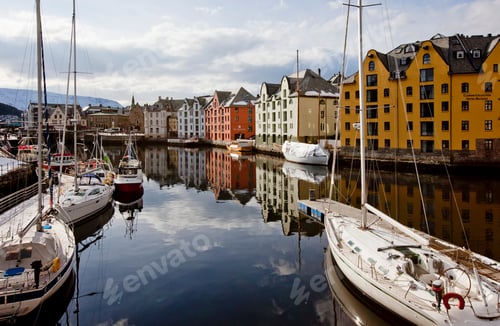 Preview: View To Alesund, More Og Romsdal County, Norway