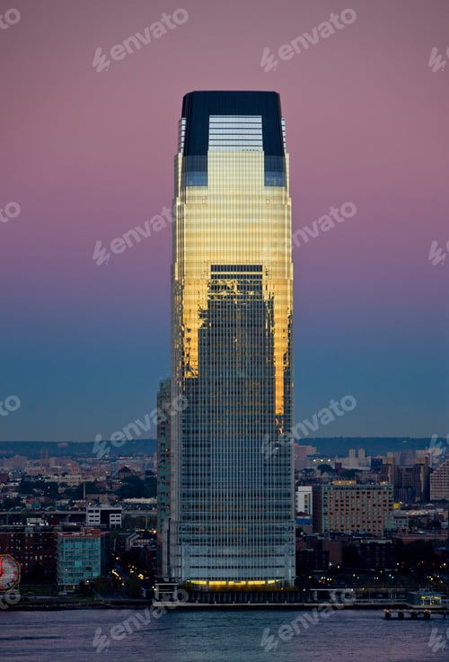 Preview: Goldman Sachs Tower In Sunrise, Jersey City, New Jersey, Usa