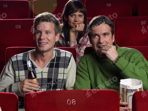 Preview: Two Men Eating In Movie Theater