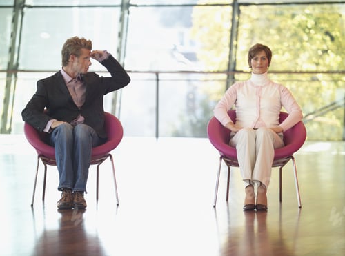 Preview: Man And Woman Sitting In Chairs