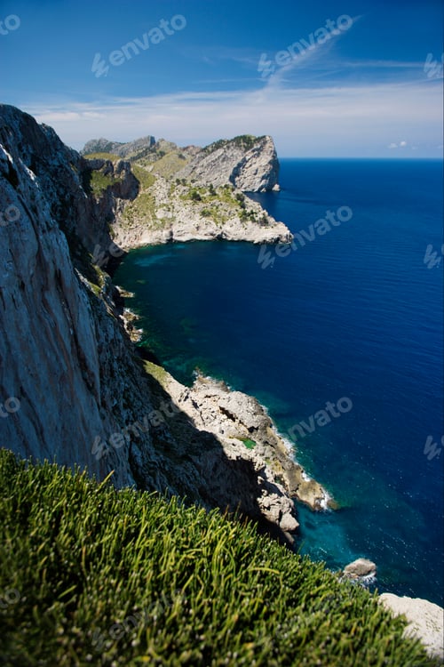 Preview: Rock Formations At The Coastline Of Cabo De Formentor, Mallorca, Spain
