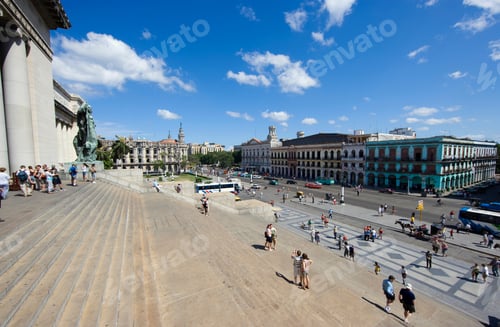 Preview: View From Capitol To Prado And Old Downtown, Havana, Cuba