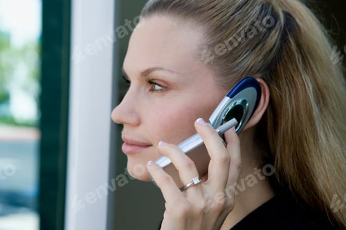 Preview: Businesswoman Talking On Cell Phone