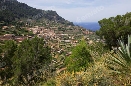 Preview: Farmhouse And Terraced Garden At Banyalbufar, Mallorca, Spain