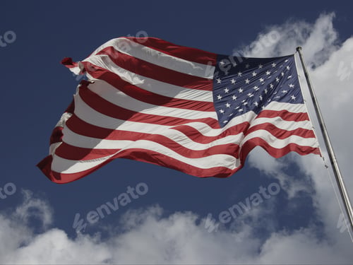 Preview: Low Angle View Of American Flag