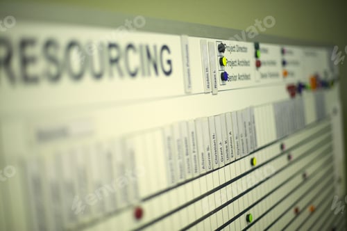 Preview: Detail View Of A Magnet Board In Office Setting