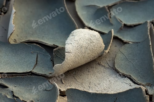 Preview: Cracked Dried Mud In The Summer.