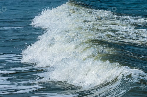 Preview: White Wave On The Sea.